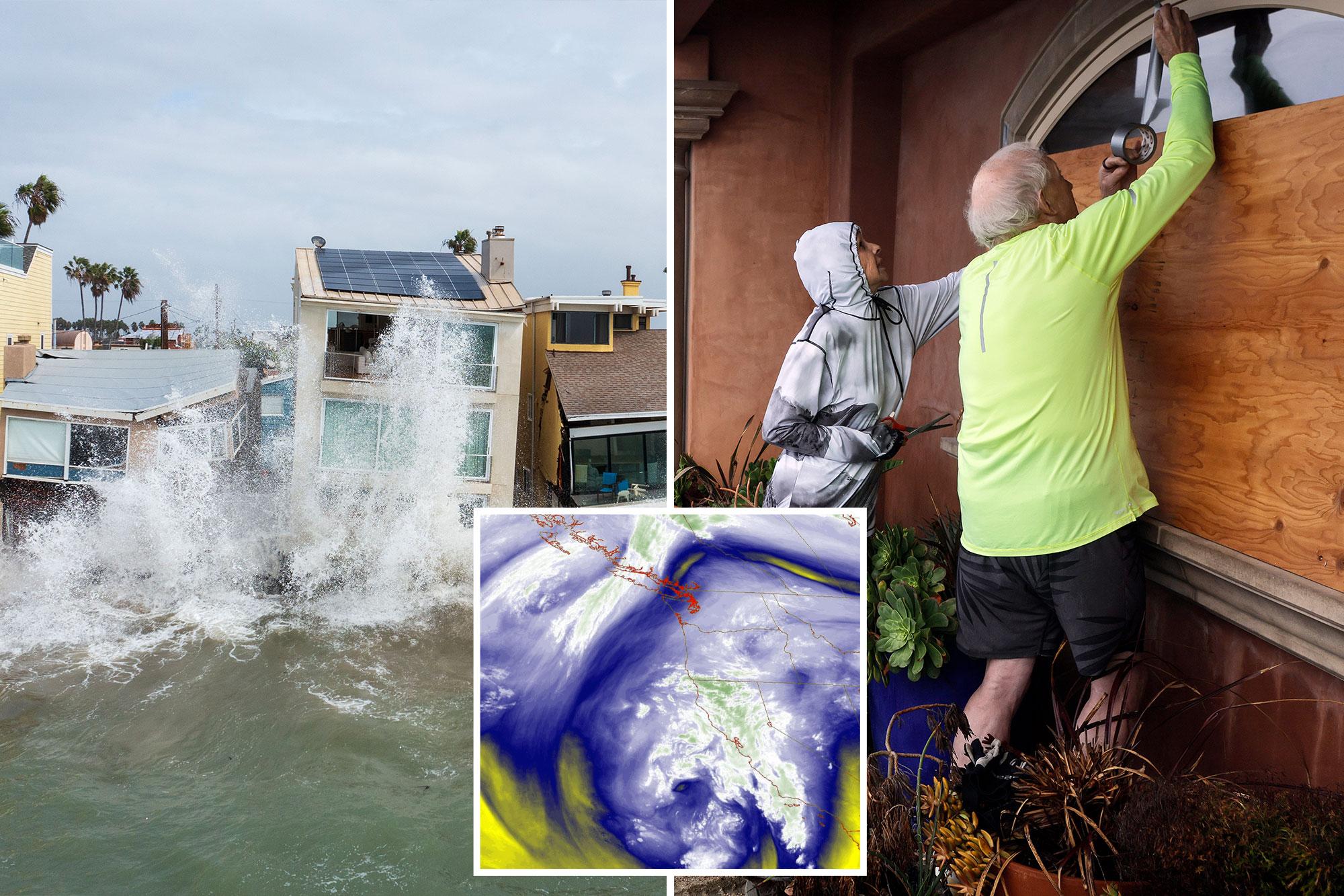 Los Angeles braces as super rare tornado threat issued for SoCal 145949604