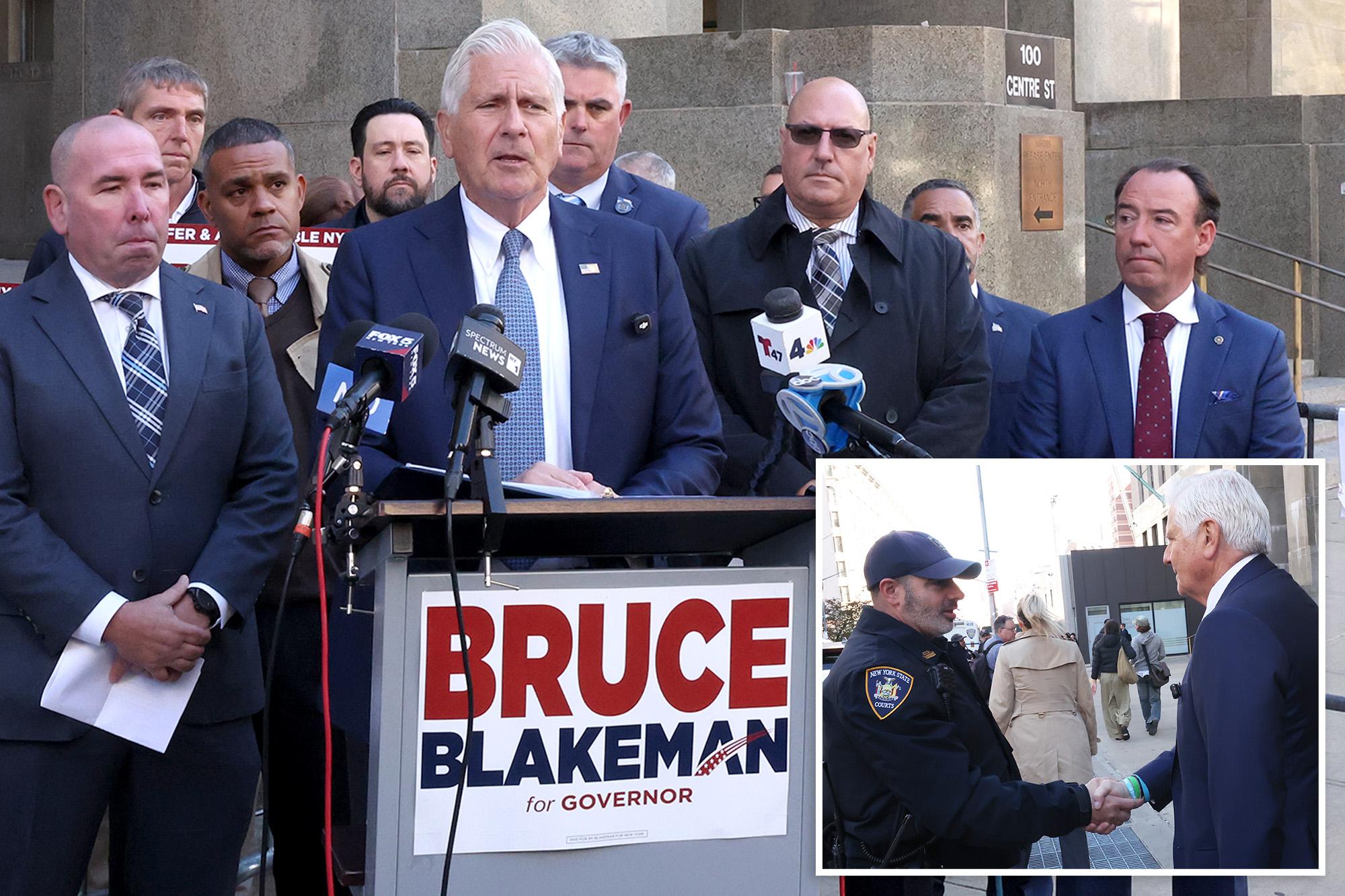 NYS court officers unions back Blakeman in rare governor endorsement: ‘It’s about public safety’ 145973793