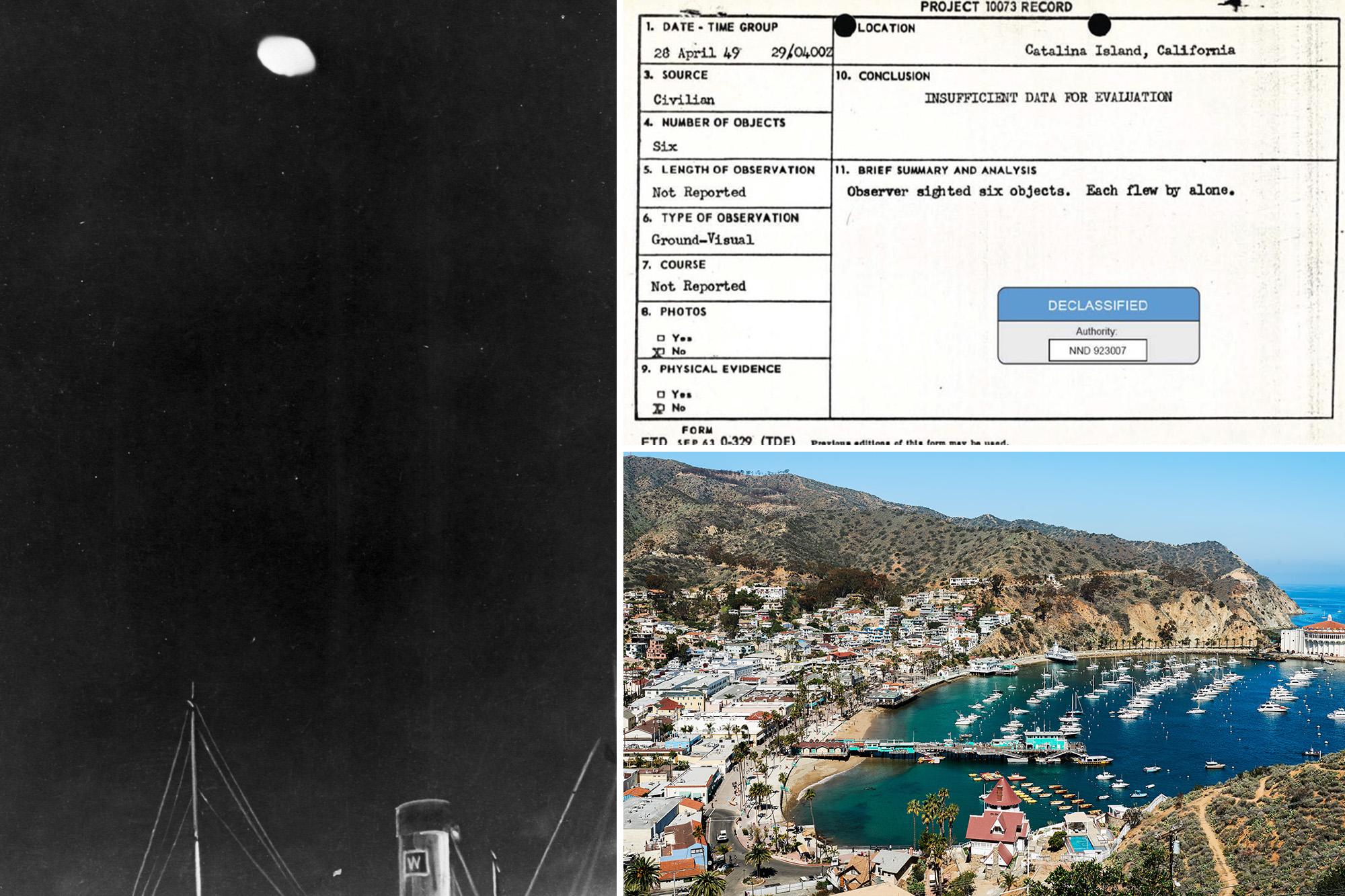Eerie Catalina Island UFO encounters exposed in White House document dump 146142191