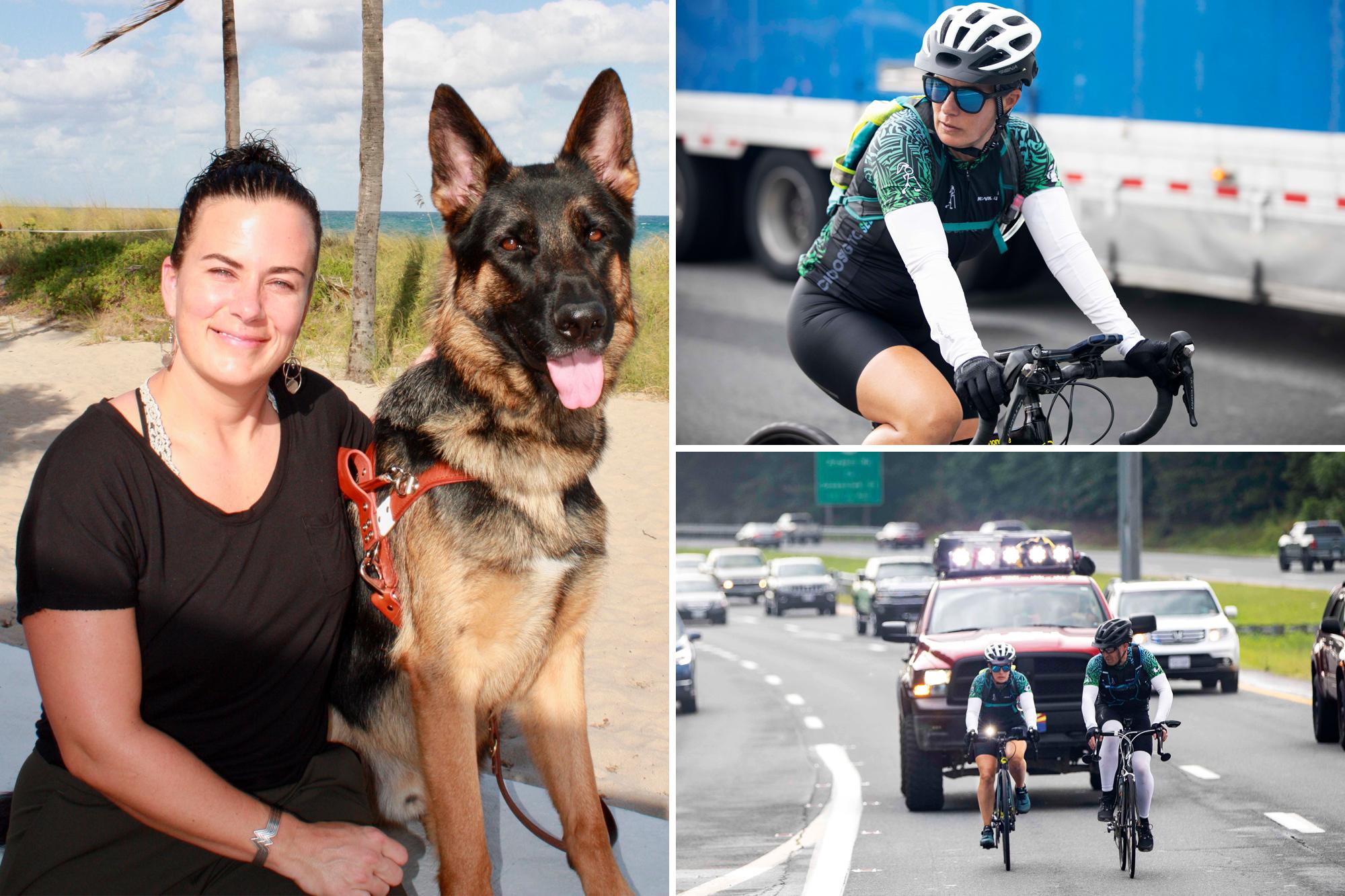 Paralympian to become first-ever blind solo cyclist to complete NYC Century Ride this weekend 146205161