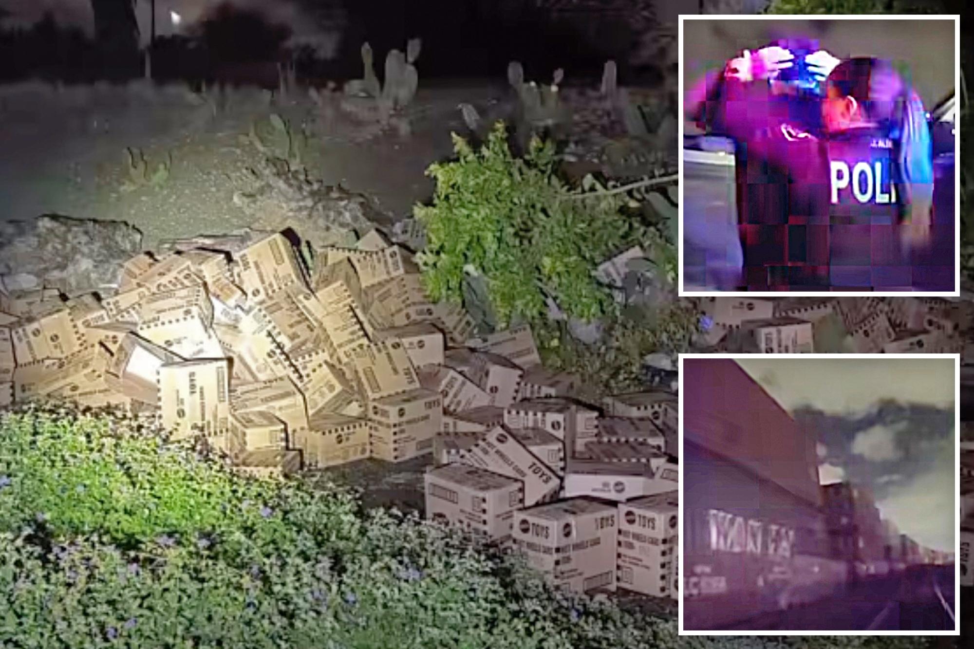 Train bandit goes after $50K in popular kids’ toys in brazen heist 146216942
