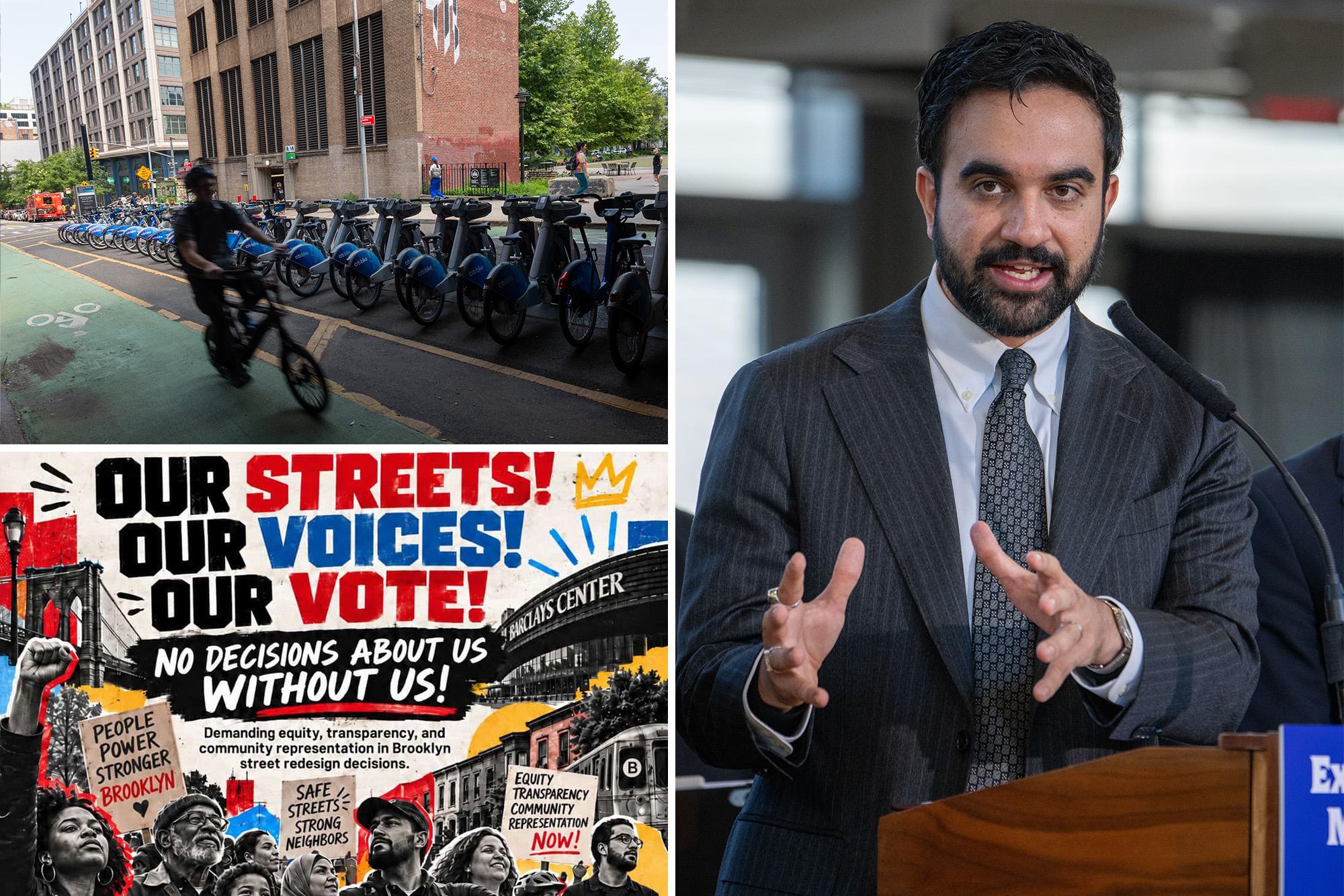 Brooklyn groups rally against Mamdani-backed ballot measure and demand halt to bike, bus lanes 146218262