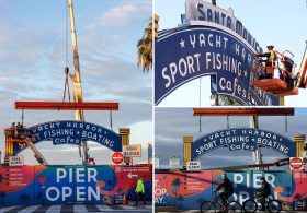 Iconic Santa Monica landmark dismantled as major pier makeover gets under way