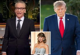 Bill Maher says dining with Trump is like dating Taylor Swift