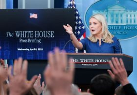 Leavitt confirms Trump is ‘flirting’ with turning White House press briefing room into swimming pool