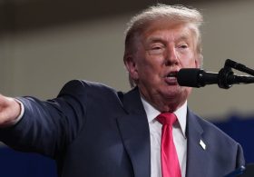 Trump accused of hearing things after reacting to ‘popping’ sound at Georgia rally