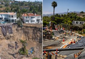 Ritzy LA enclave faces new crisis as coast slips quicker into ocean