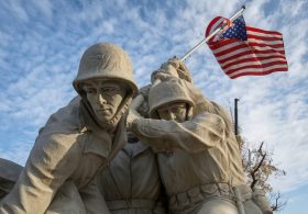 Illegal Alien Arrested After Sledgehammer Attack Beheads Quantico Iwo Jima Marine Figure