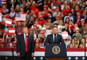 Audi CEO’s appearance at Trump rally was ‘deeply embarrassing’, IG Metall head says