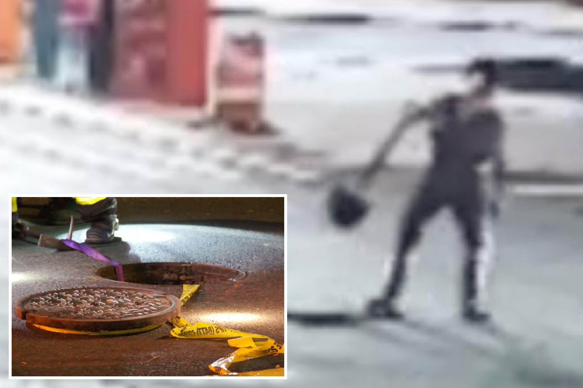 NYPD busts mysterious manhole divers emerging from the sewers 2026 unusual activity part series 146234625