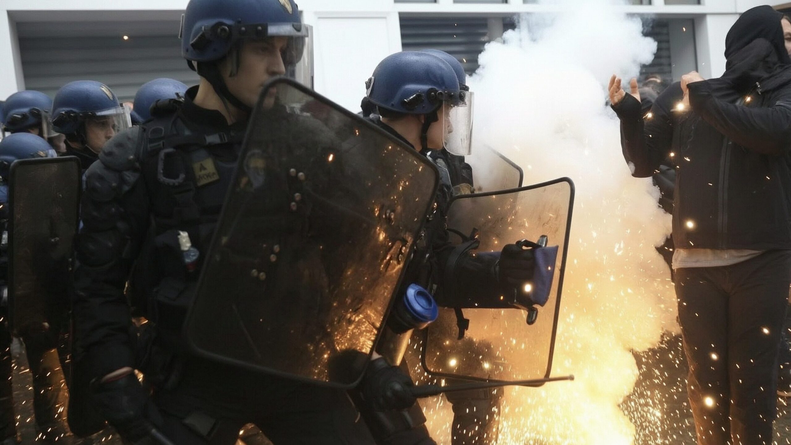 ‘Protester’ Loses Hand in Police Grenade Horror as French Student Riots Explode 20261006 0518 talkred 6ac484c3ce5db