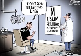 Best political cartoons: The Brotherhood’s biggest fan needs bifocals