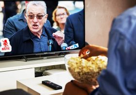 Watch: Hilariously Unhinged Moments With De Niro and Ruffalo at ‘Hands Off Our Vote’ Rally