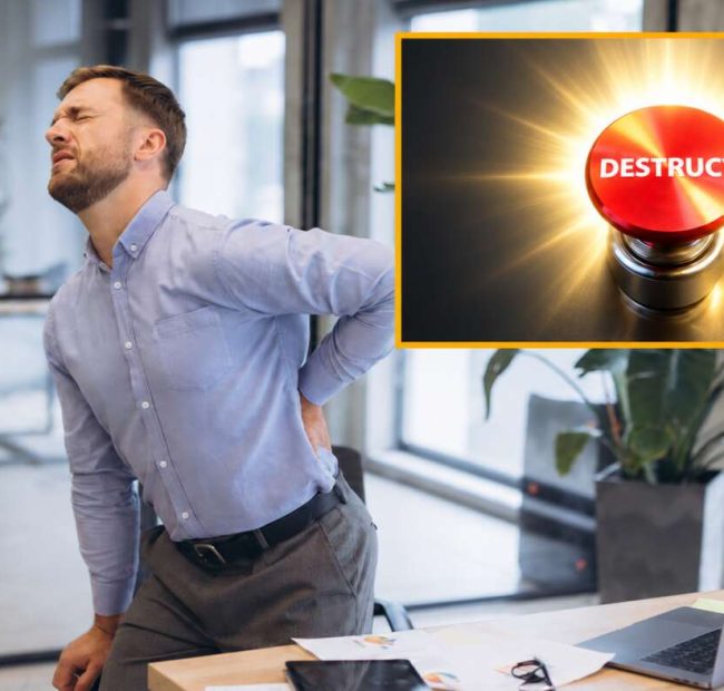 God Excitedly Waiting To Press ‘Destruct’ On Man’s 40-Year-Old Body