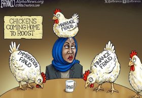 Best political cartoons: Chickens coming home to roost