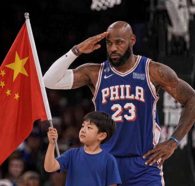 NBA Finally Finds Way To Get LeBron To Stand At Attention During National Anthem
