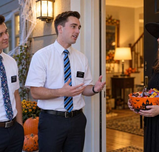 IT’S GO TIME: Mormons Prepare For One Evening Of Year When Everyone Will Answer Their Door