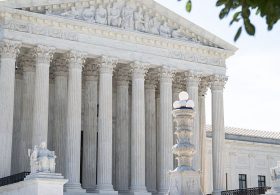 Trump administration asks justices to allow border wall construction to continue