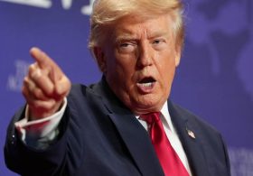 Trump’s Ohio Rally Gets Lively With Sophie Cunningham Shout-Out and Protester Showdown
