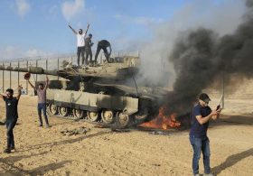 Hamas, Palestinians Mark Oct. 7 by Celebrating and Attacking Israeli Shepherds