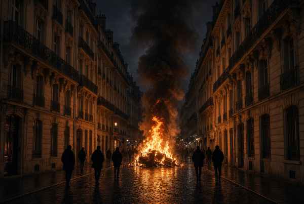 France & Malibu Are Burning for the Same Reasons AIGrok Paris Street