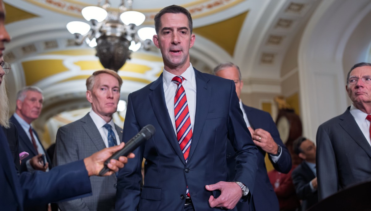 Trump releases Tom Cotton’s cellphone number over daylight savings bill AP26153794328828