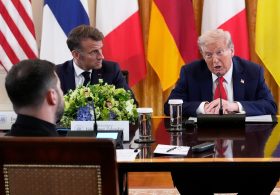 Trump skips details as he issues threat to “leave Europe”