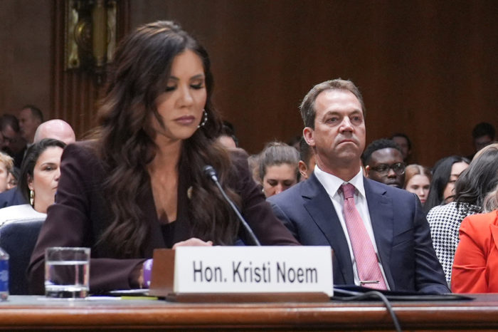 Former Homeland Security Secretary Kristi Noem Files for Divorce from her Husband of 34 Years AP26273590591079 e1791006406835