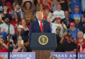 Trump rallies for Sen. Pete Ricketts and Gov. Jim Pillen in Nebraska