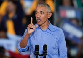 Obama jokes about Hegseth’s ‘focus on jawlines and testosterone’ in Ohio campaign stop