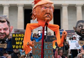 ‘Standing up for democracy’: Atlanta ‘No Kings’ rally draws Trump critics ahead of midterms