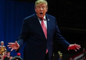 Trump again uses antisemitic ‘shylock’ slur at Kansas rally