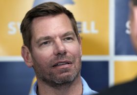 Federal Agents Search Beverly Hills Mansion in Investigation of ex-Rep. Eric Swalwell