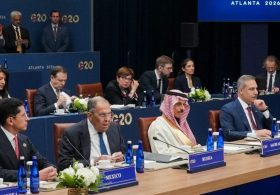 G20 foreign ministers scrap ‘family photo’ as Lavrov crashes party