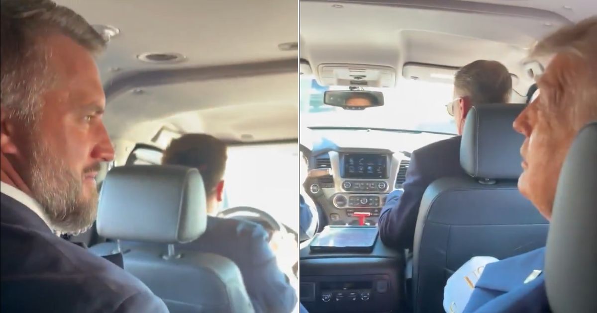 NFL All-Pro Draws Big Response by Posting a Video from Inside Trump's Car Baltimore Ravens player Marlon Humphrey with Trump