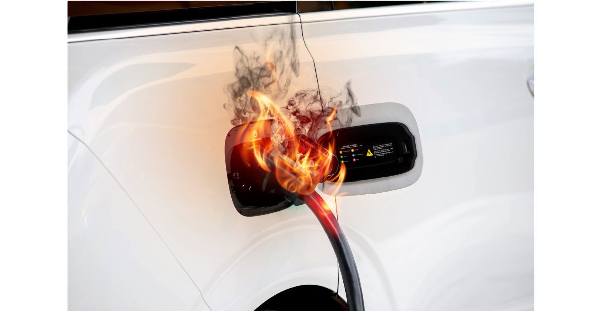 Electric Vehicle Fire at Texas Dealership Takes Firefighters Nearly 18 Hours to Put Out Burning EV