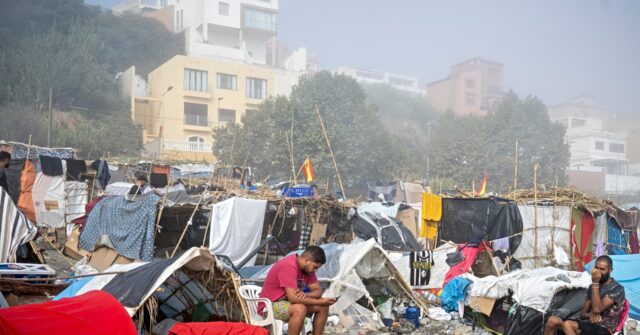 Ceuta Clears Illegal Migrant Beachfront Camp Hours Before King Felipe Visit Ceuta invasion 640x335 1