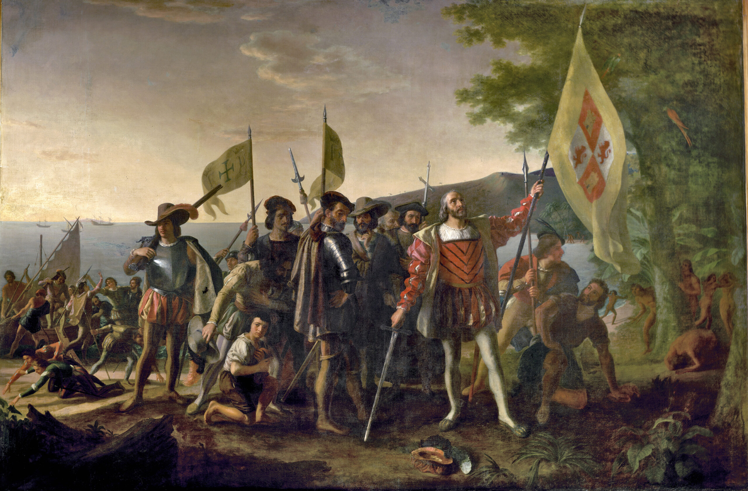 Replacing Columbus Day With ‘Indigenous Peoples’ Day’ Is An Attack On America Christopher Columbus Landing in Santo Domingo scaled 1