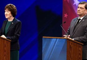 Watch: Dem Nominee Troy Jackson Tells Sen. Susan Collins to ‘Shut Up’ as Heckler Causes Debate Chaos
