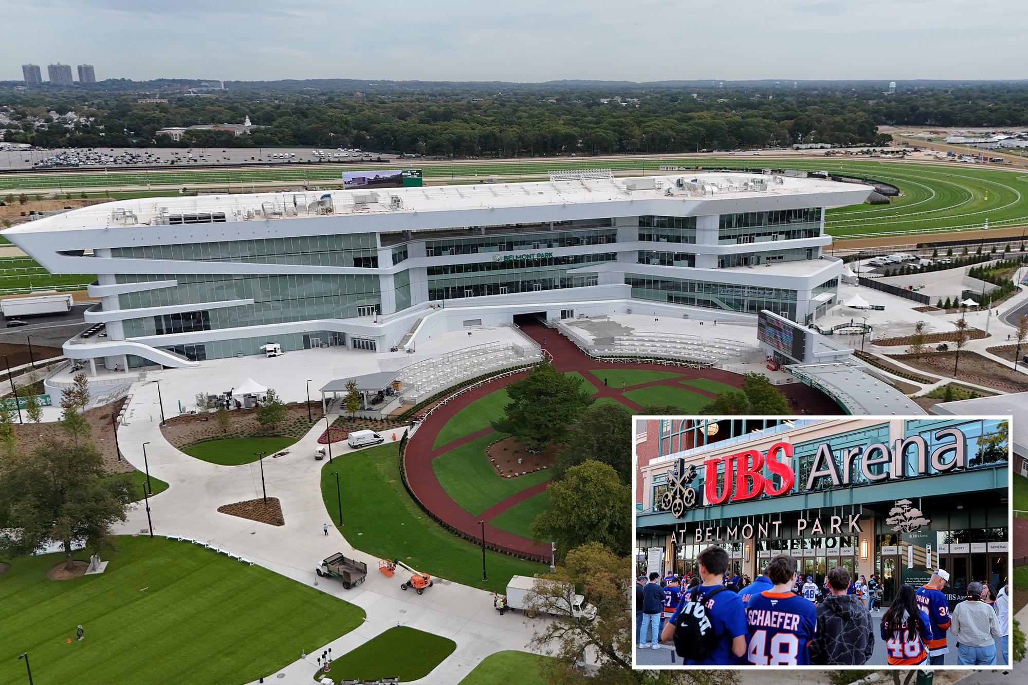 Revamped Belmont Park gallops into a new era — with hopes for an outdoor Islanders game Comp USB Arena Racetrack