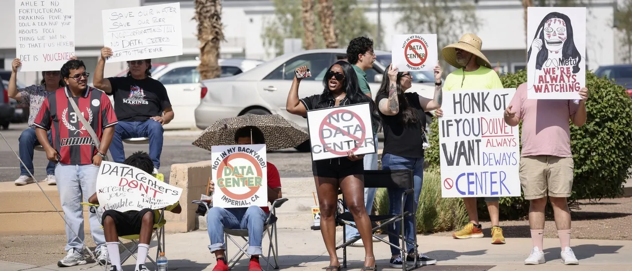 The Issue Making Politicians Sweat As November Midterms Loom DatacenterprotestGetty