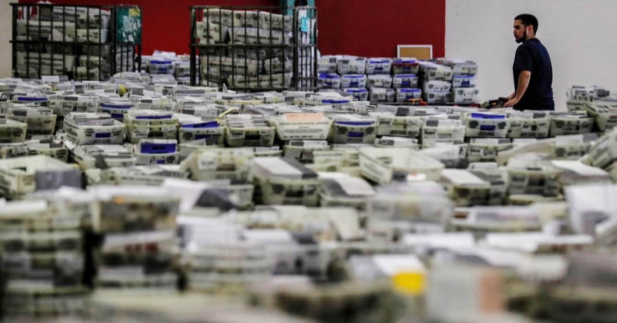Maricopa County says vendor 'mistakenly' mail out over 3K midterm ballots prematurely GettyImages 1244649591