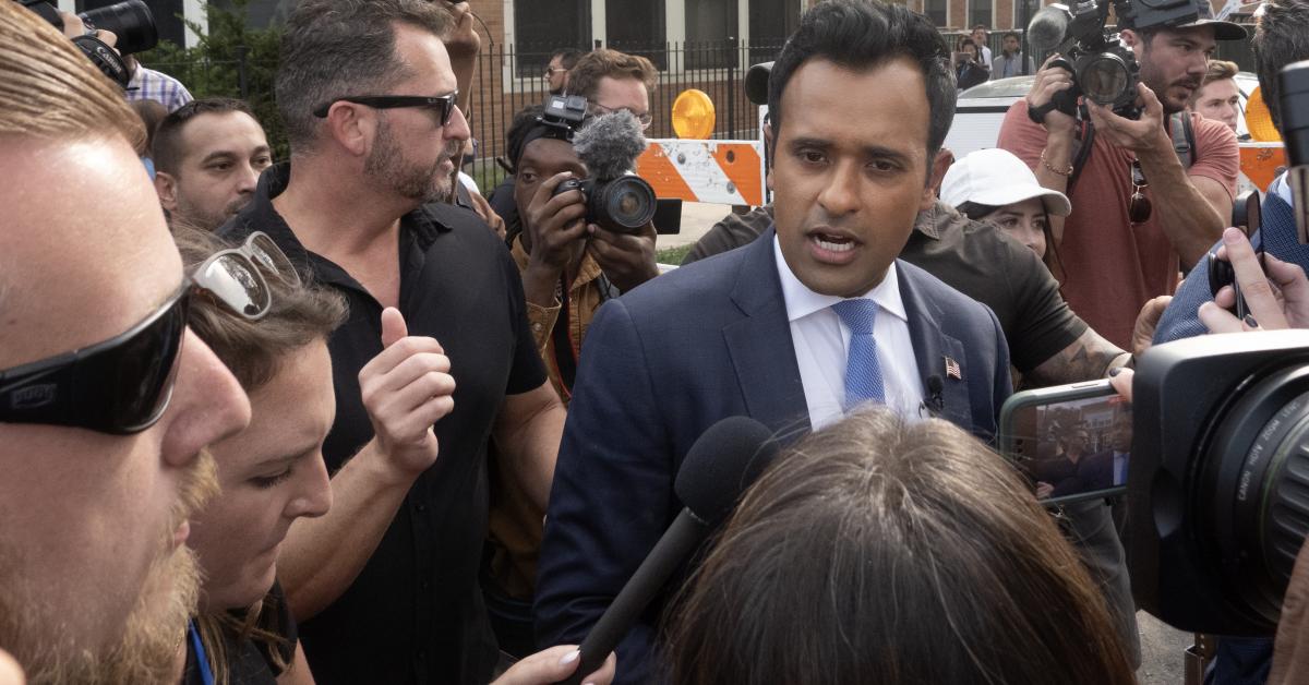 Ramaswamy's team confirms it's behind Acton attack ad, says it will spend $4 million to promote it GettyImages 2167966853