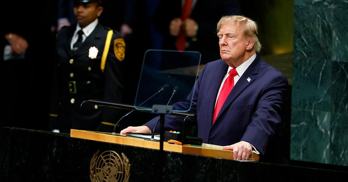 President Trump speaks at a rally in Alaska ahead of midterms GettyImages 2296575054 3