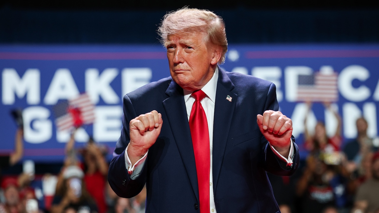 Trump Hate Fuels Left’s Shift to Socialism and Jihad, GOP Senate Candidate Says GettyImages 2299129901