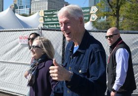 Bill and Hillary Clinton Look to the Midterms and Perhaps Beyond