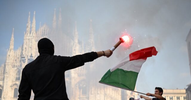 Dozens Arrested After Multicultural Riots Outside of Milan's Duomo Cathedral GettyImages 2300110330 2 640x335 1