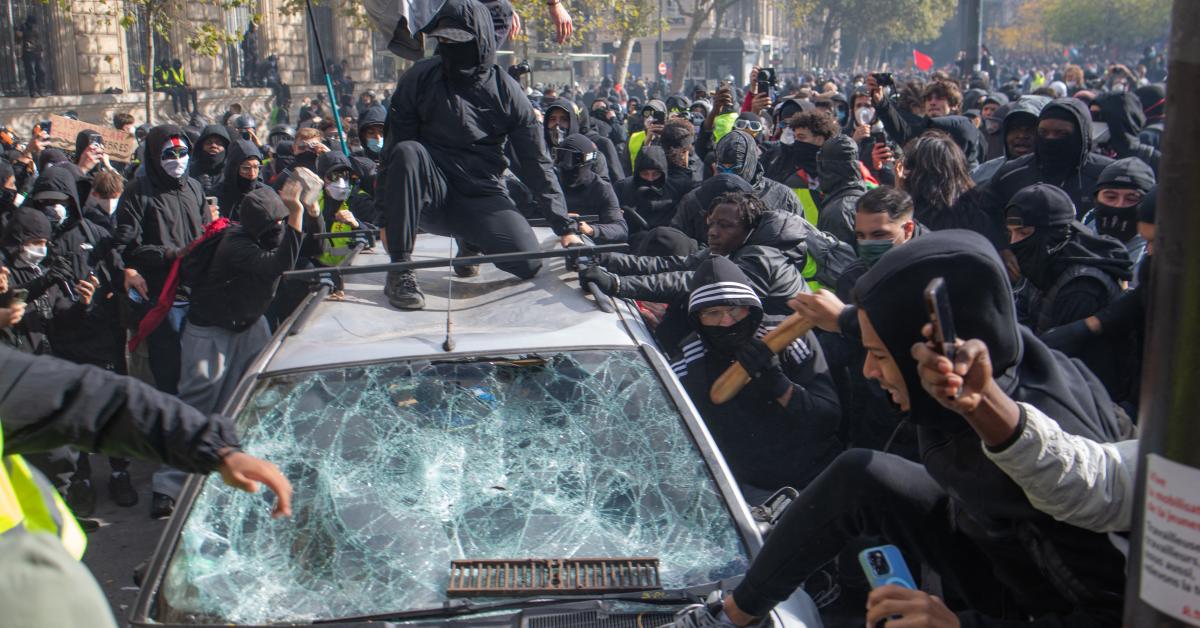 Same red-green network that boosted anti-Israel protests in US at center of French unrest, riots GettyImages 2300548883