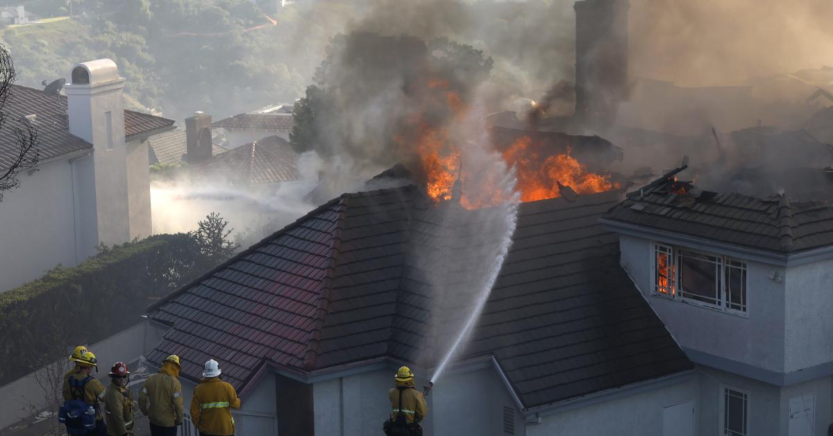 Officials issue evacuation orders for areas of Orange County due to wildfire spreading GettyImages 2300574561