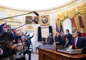 WHCA Decries White House “Retaliation” After Trump Berates Reporter